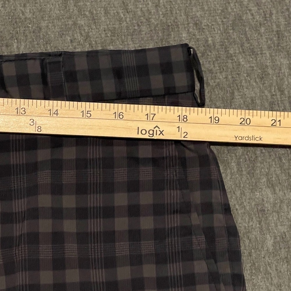 Nike Golf Dri-FIT Plaid Shorts Mens Size 36 Gray Performance Athletic Casual - Picture 5 of 7